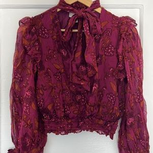 NWT Cleobella French style blouse - XS